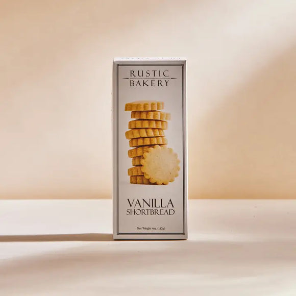 Vanilla Shortbread Cookies - Rustic Bakery