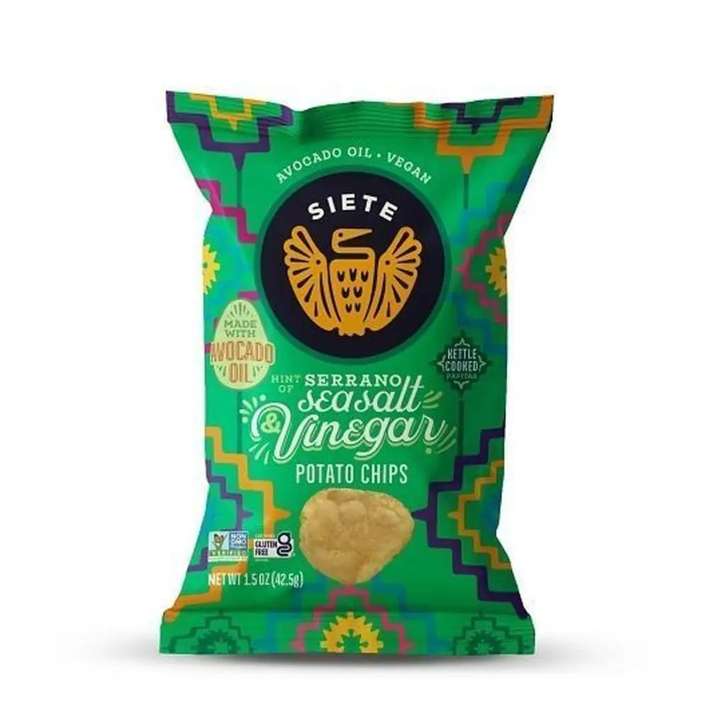 Siete Serrano Sea Salt Vinegar Potato Chips