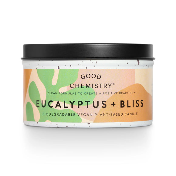 Eucalyptus + Bliss Tin Candle