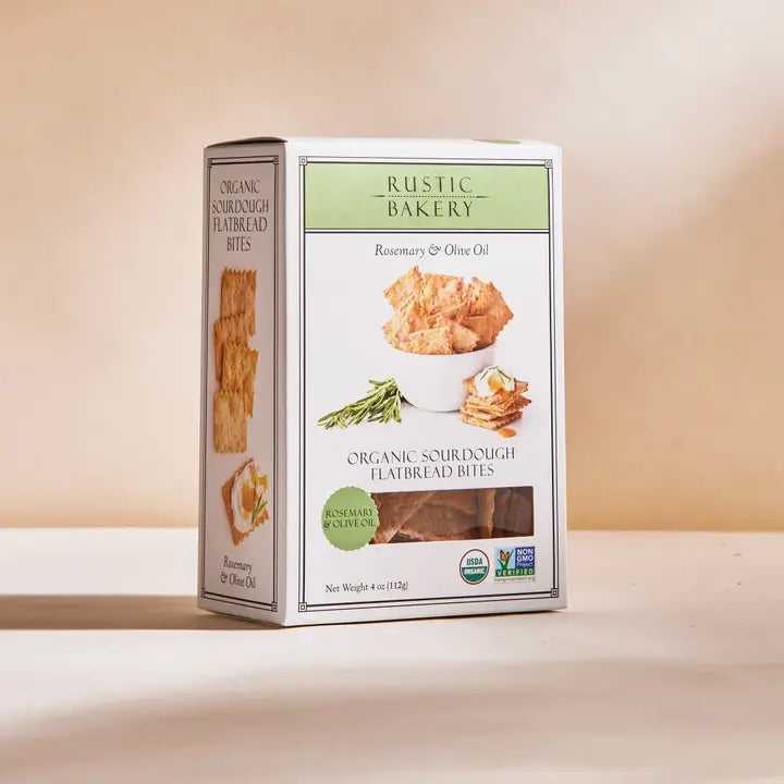 Rosemary & Olive Oil Crackers - Rustic Bakery
