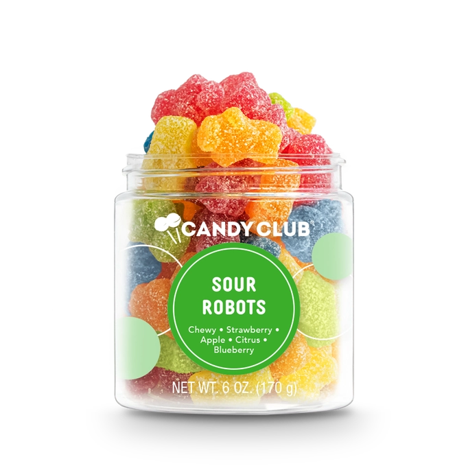 Sour Robot Gummies - Candy Club