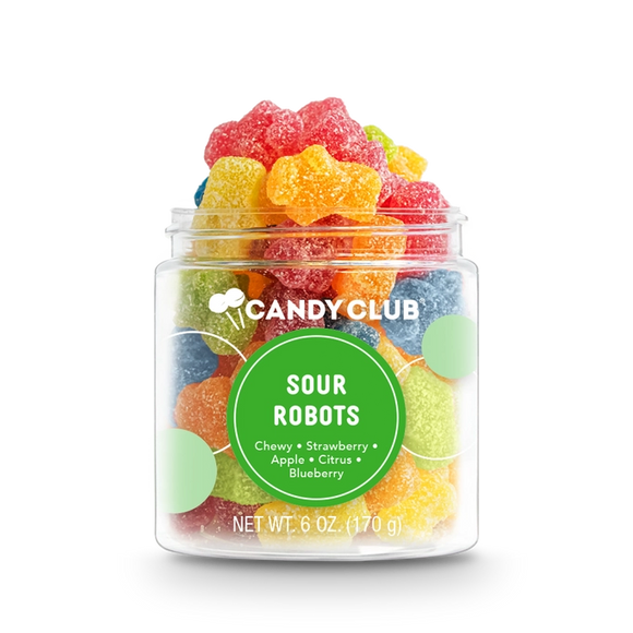 Sour Robot Gummies - Candy Club
