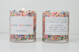 Happy Birthday Sprinkle Candle