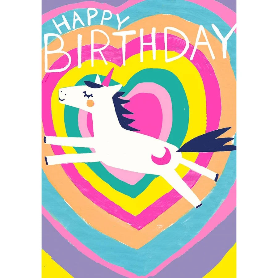 Happy Birthday Unicorn Card