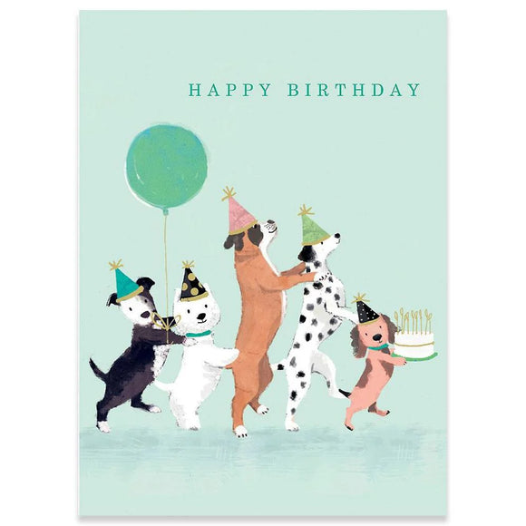 Happy Birthday Dogs Card