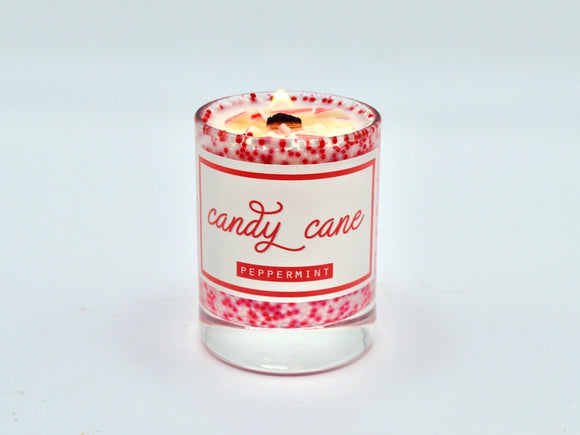 Mini Candy Cane Candle