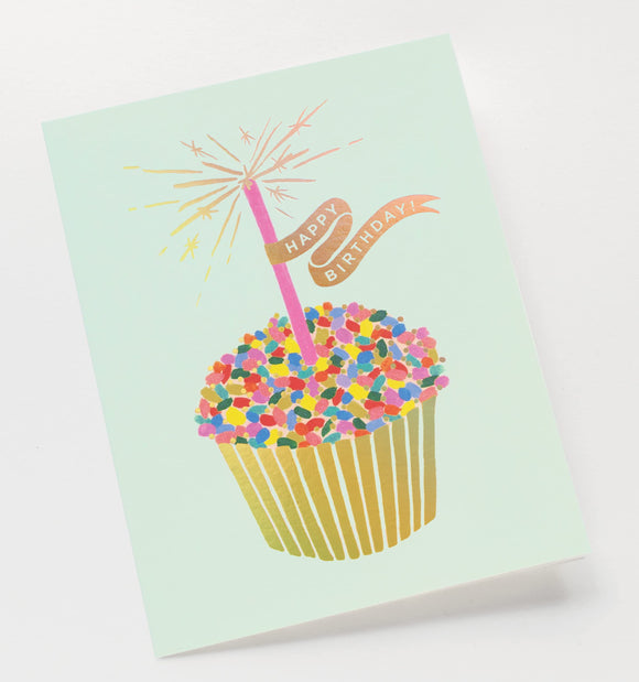 Happy Birthday Cupcake Card