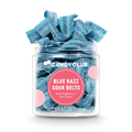 Blue Razz Sour Belts - Candy Club