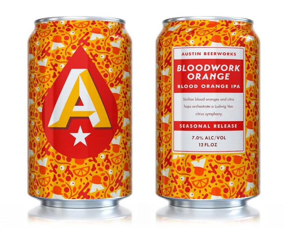 Austin Beerworks Bloodwork Orange (single can)