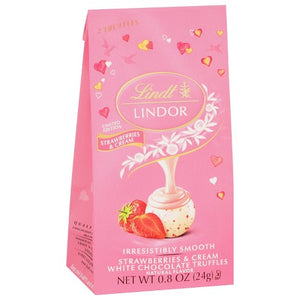 Lindt Lindor Strawberries & Cream White Choc Truffles