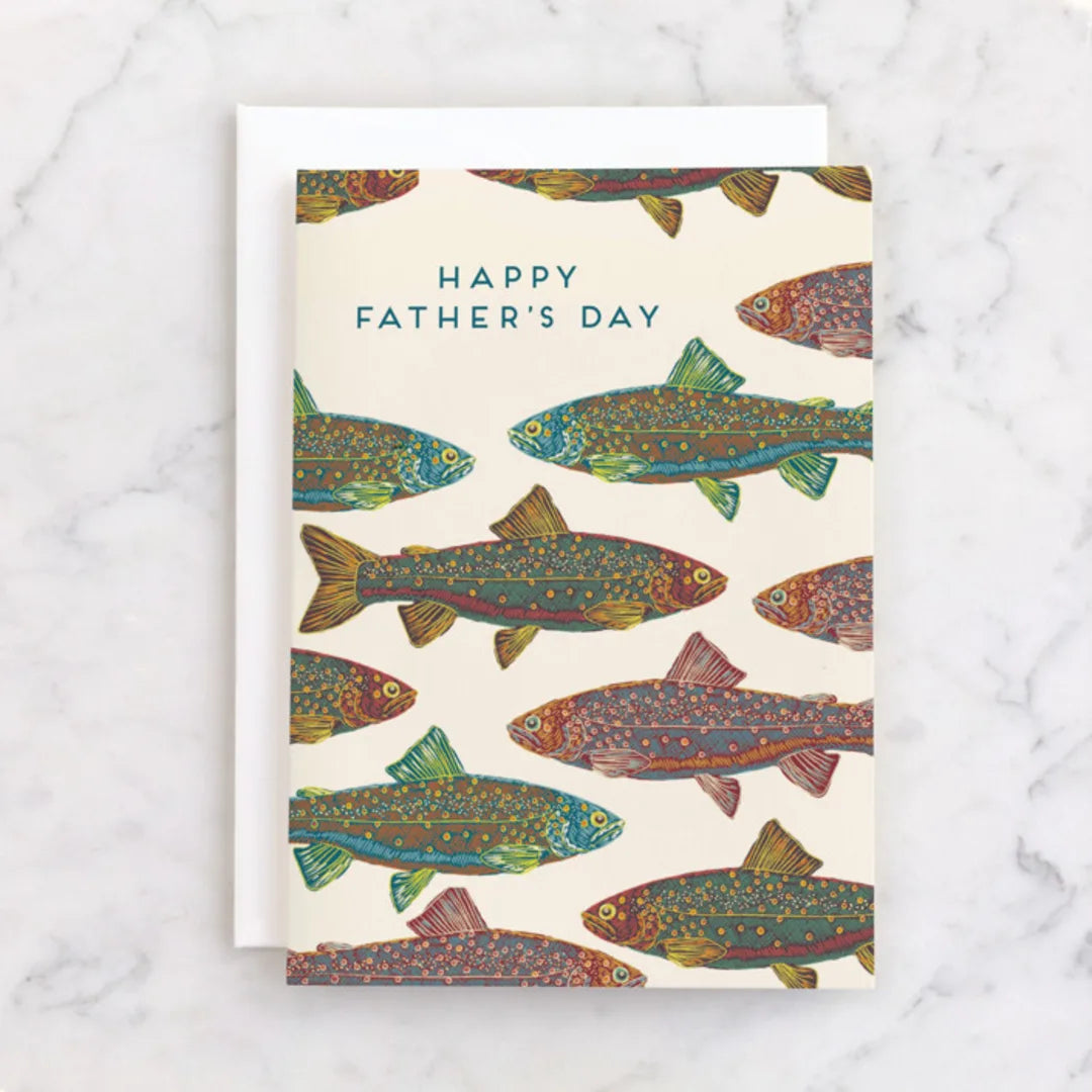 Happy Fathers Day Fish Card