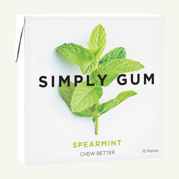 Spearmint Simply Gum
