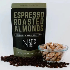 Espresso Roasted Almonds - Nat's Nuts