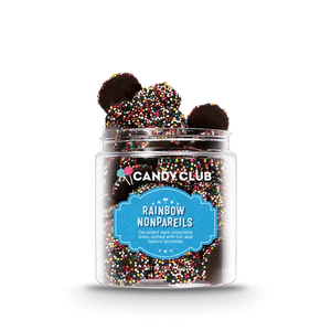 Rainbow Nonpareil Chocolates - Candy Club