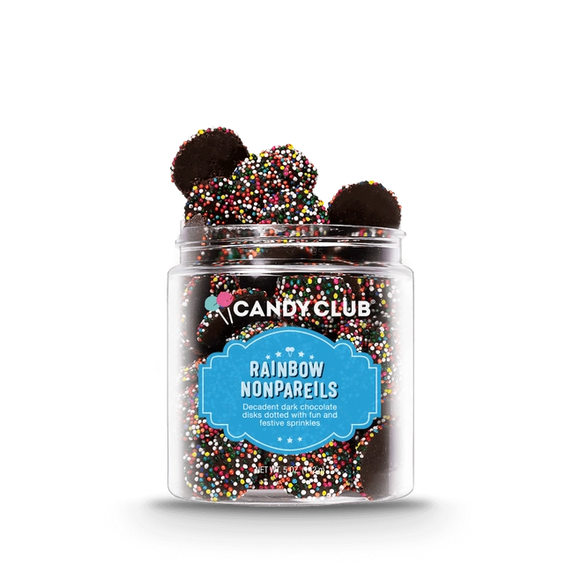Rainbow Nonpareil Chocolates - Candy Club