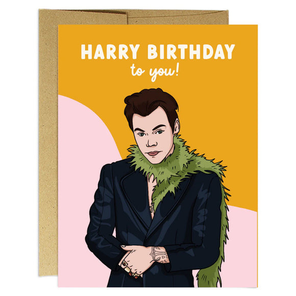 Harry Birthday to you Card