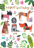 Happy Birthday Dogs Card-