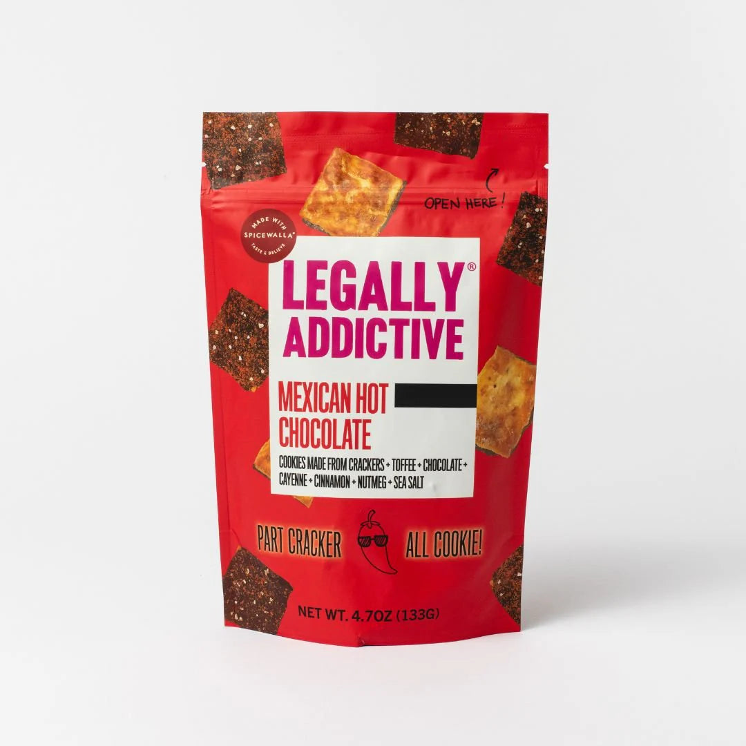 Mexican Hot Cocoa Cracker Cookies - Legally Addicitive