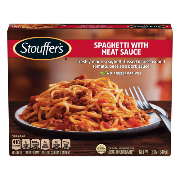 Stouffer's Spaghetti w/ Meat Sauce
