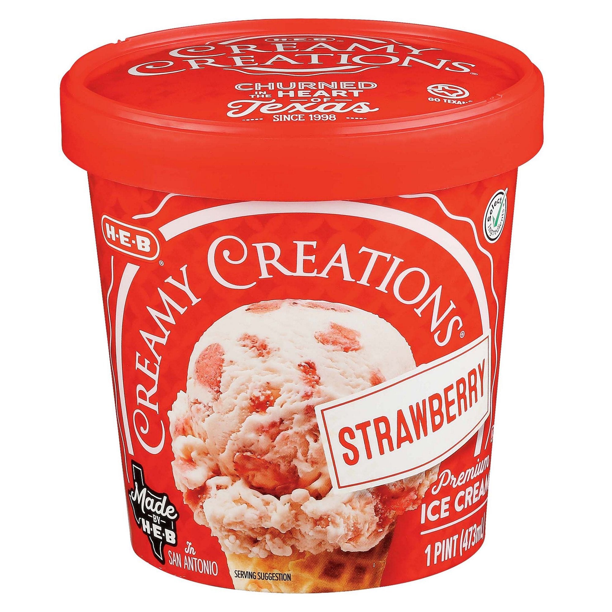 Strawberry Ice Cream - Creamy Creations