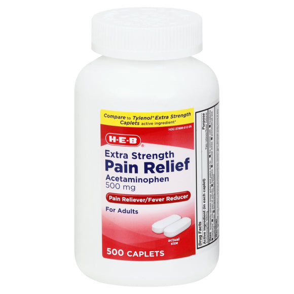 HEB Extra Strength Pain Relief (100 Caplets)