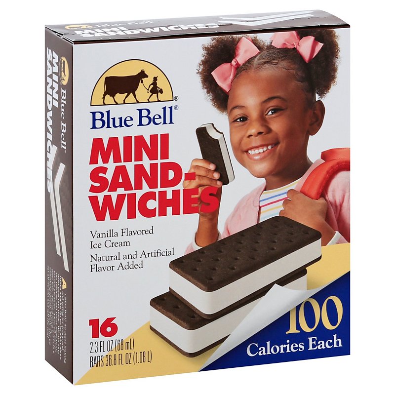 Blue Bell Ice Cream Sandwiches