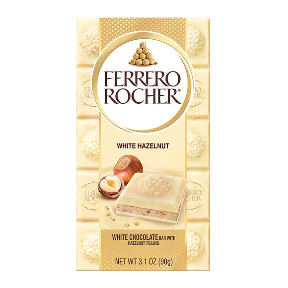 Ferrero Rocher White Chocolate BAR w/ Hazelnuts