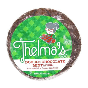 Double Chocolate Mint Ice Cream Sandwich - Thelma's