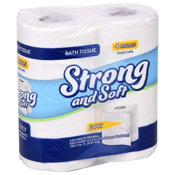 Strong & Soft Toilet Paper (4 Rolls)