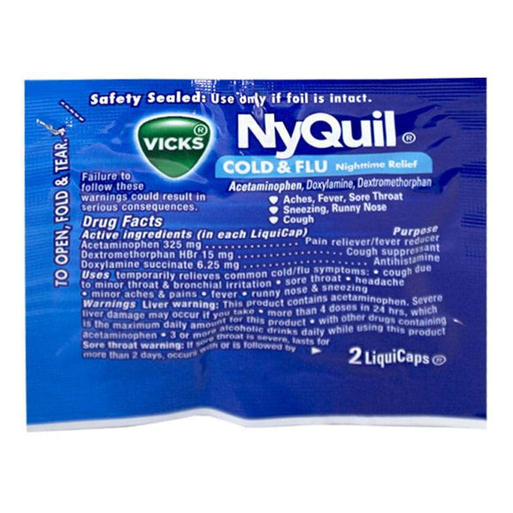 NyQuil Cold & Flu Liquicaps  (2 pack)
