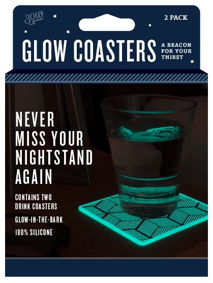 Glow in the Dark Coasters (2pk)