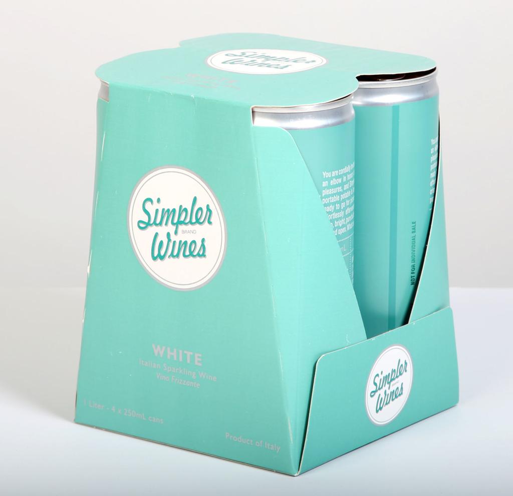 Simpler Wine White (4pk cans)