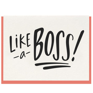 Like a Boss Card