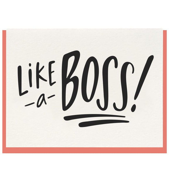 Like a Boss Card