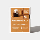 Salted Caramel Pour Over Latte - Copper Cow