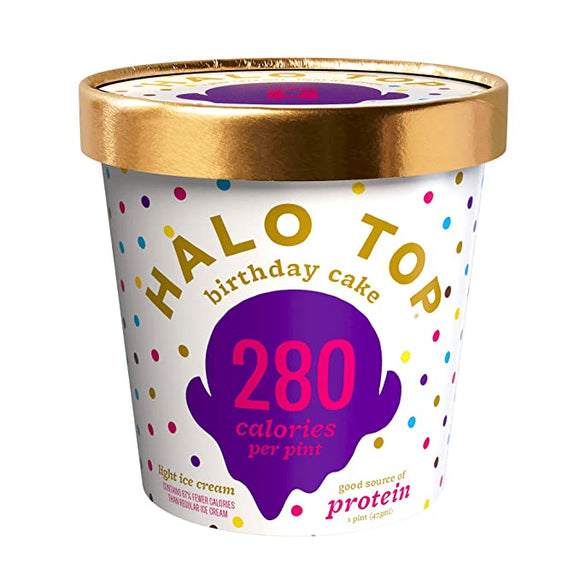 Halo Top Birthday Cake Ice Cream