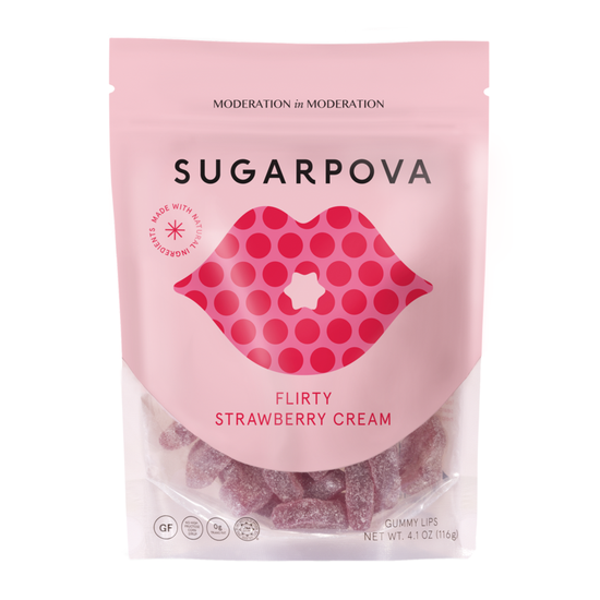 Strawberry Cream Gummy Lips - Sugarpova