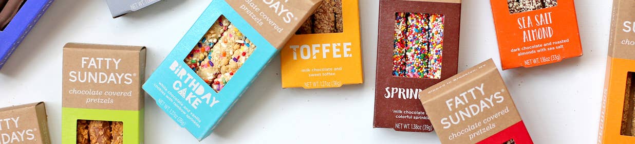 Birthday Cake Chocolate Covered Pretzels - Fatty Sundays