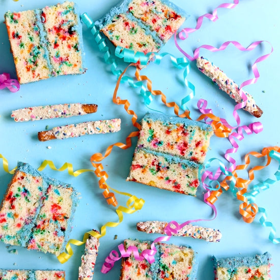 Birthday Cake Chocolate Covered Pretzels - Fatty Sundays