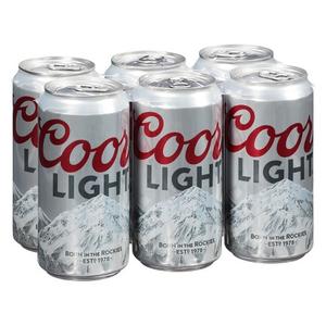 Coors Light 6pk Cans