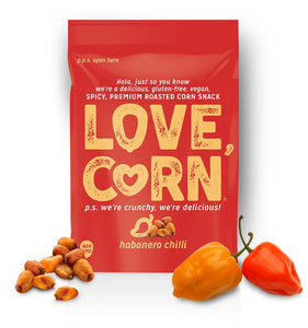 Love, Corn Habanero Chilli Corn Snacks