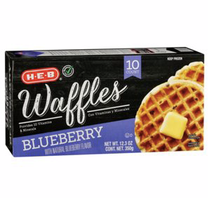 HEB Classic Blueberry Waffles
