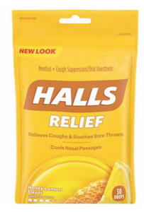 Halls Cough Drops (30 count)