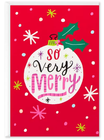 So Very Merry Card