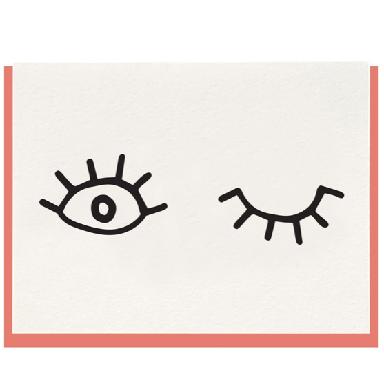 Winked Eye Card