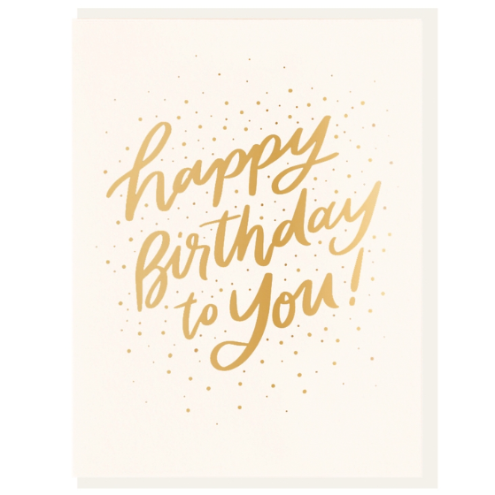 Happy Birthday To You Card