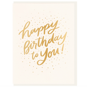 Happy Birthday To You Card