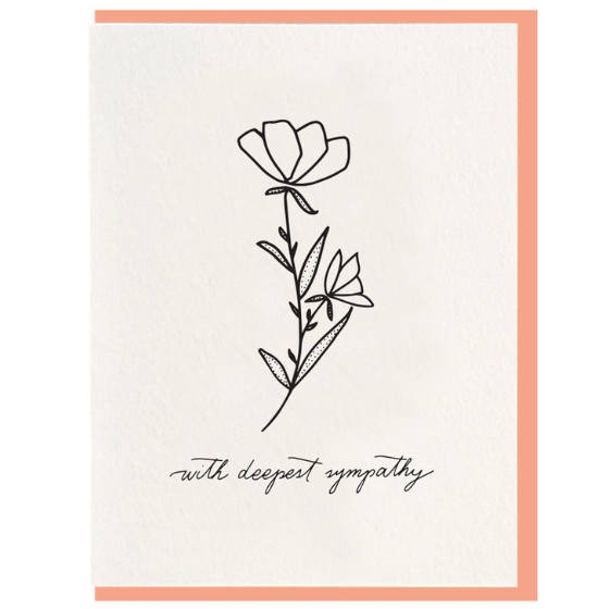 With Deepest Sympathy Card