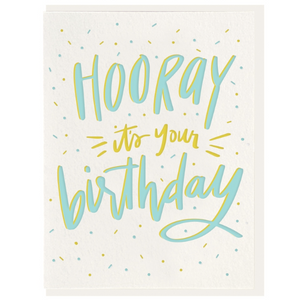 Hooray it's Your Birthday Card