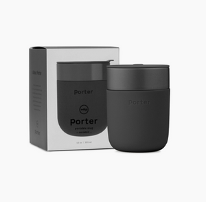 Porter Ceramic Mug 12oz (Charcoal Color)